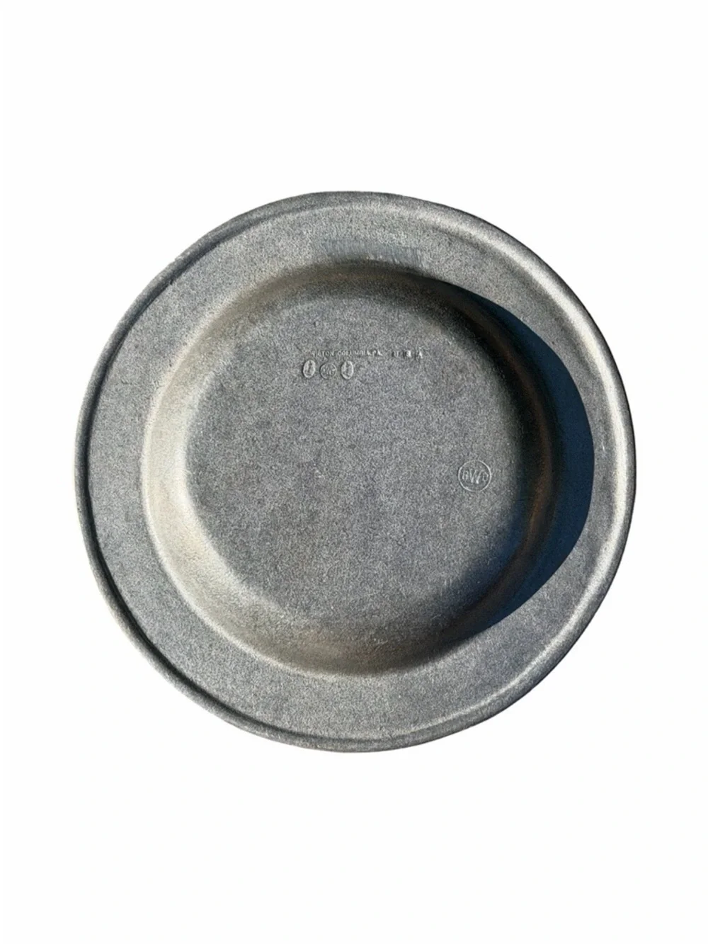 Vintage WILTON ARMETALE RWP Child’s Alphabet Numbers Plate Pewter Serving Dish